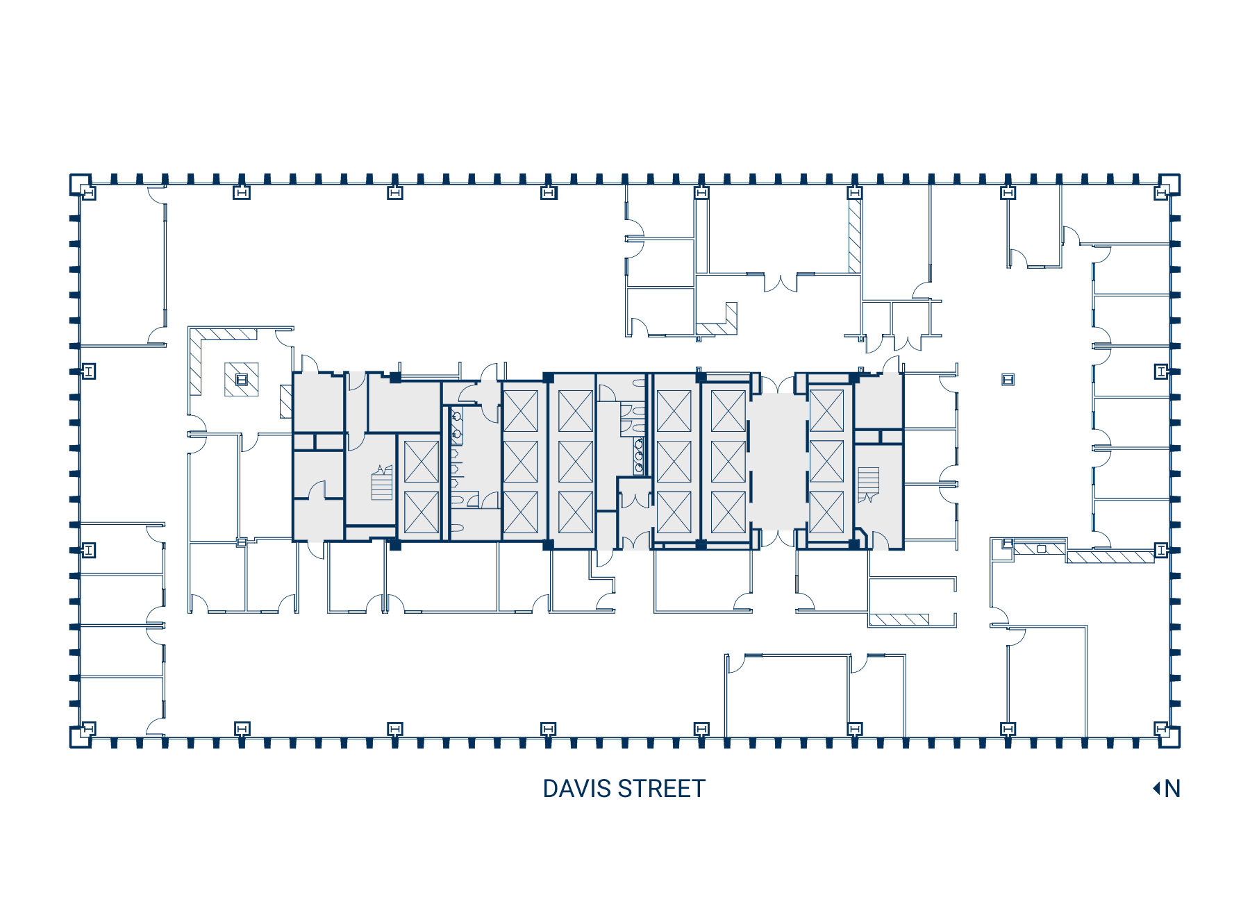 Floor 5 Suite 500 Floor Plan - As Built Plan