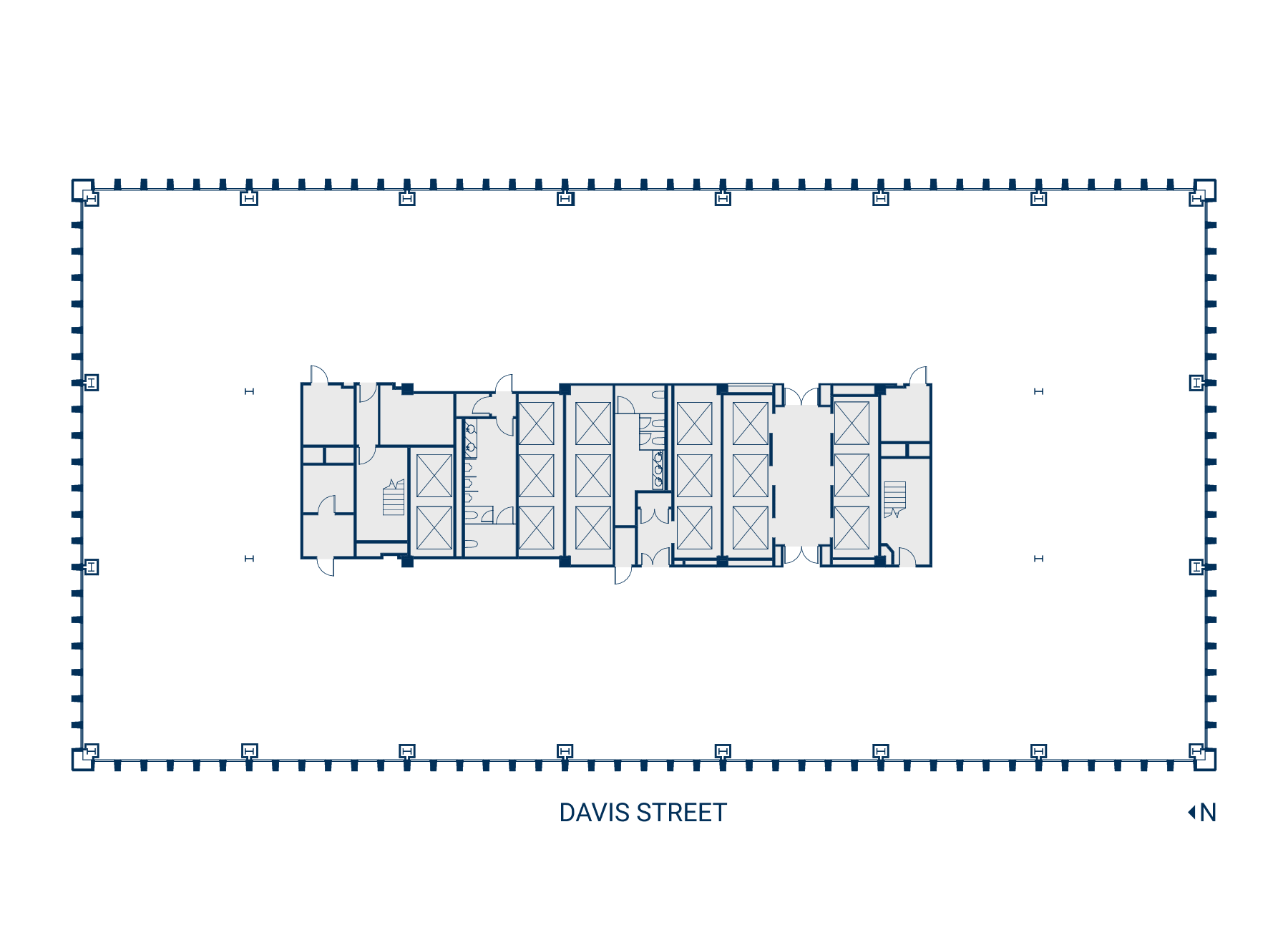 Floor 5 Suite 500 Floor Plan - Base Plan